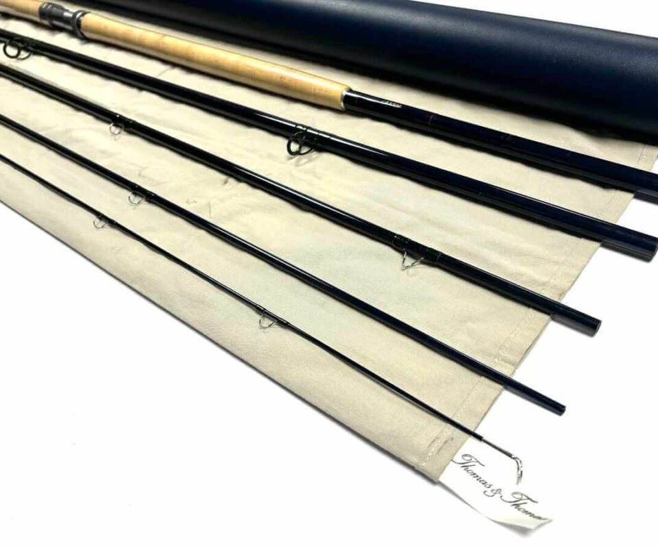   Thomas and Thomas DH 15′ Salmon Spey Fly Rod 5 Piece Line #10 With Bag & Tube MINT