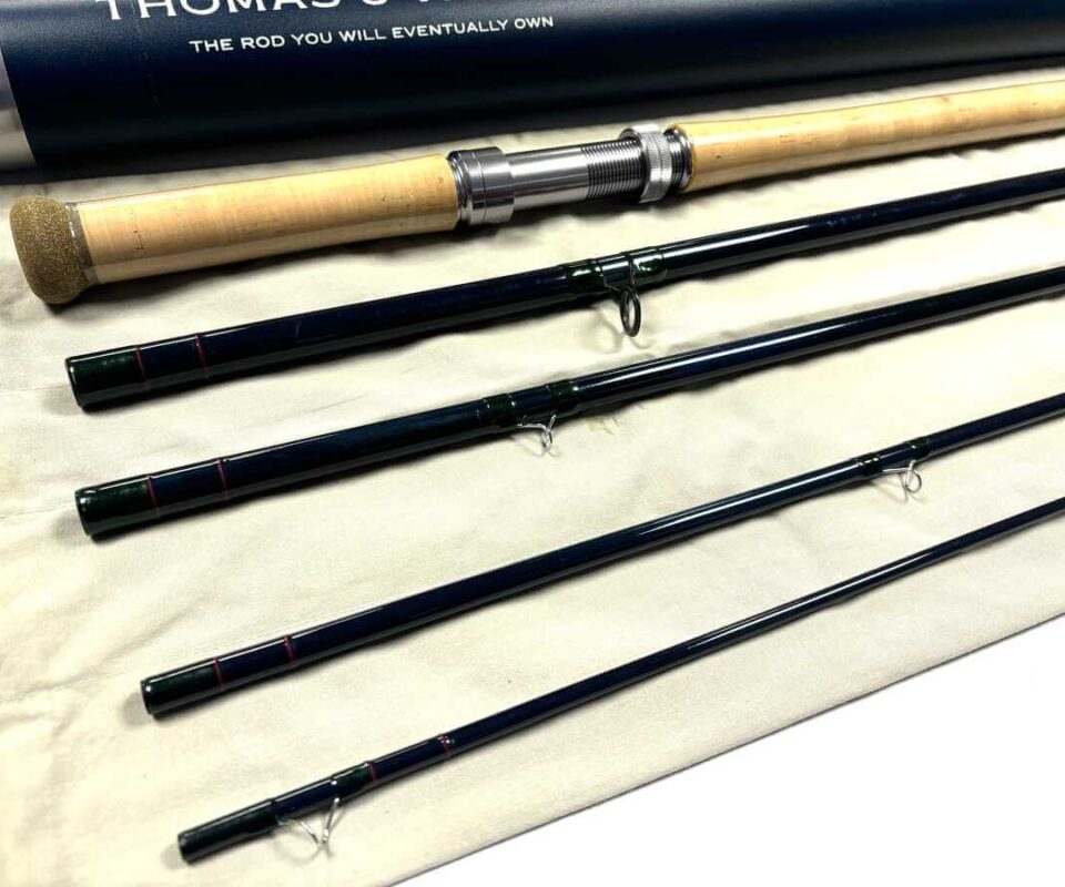   Thomas and Thomas DH 15′ Salmon Spey Fly Rod 5 Piece Line #10 With Bag & Tube MINT