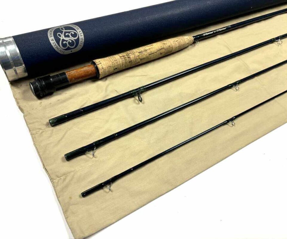   Thomas and Thomas HS HORIZON 9′ Trout Salt Water Fly Rod Line #5 With Bag & Tube