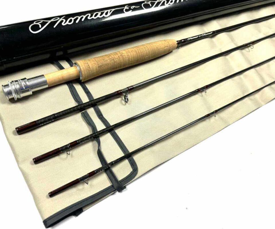   Thomas and Thomas ESP (Extra Sensory Presentation) 8′ Trout / Salt Water Fly Rod Line #5 With Bag & Tube