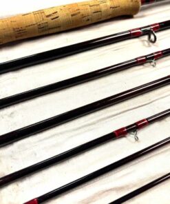  Hardy Graphite Smuggler Deluxe Classic 9′ 5″ 7 Piece Trout Fly Rod #7 With Bag