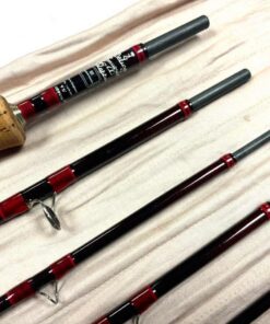   Hardy Graphite Smuggler Deluxe Classic 9′ 5″ 7 Piece Trout Fly Rod #7 With Bag