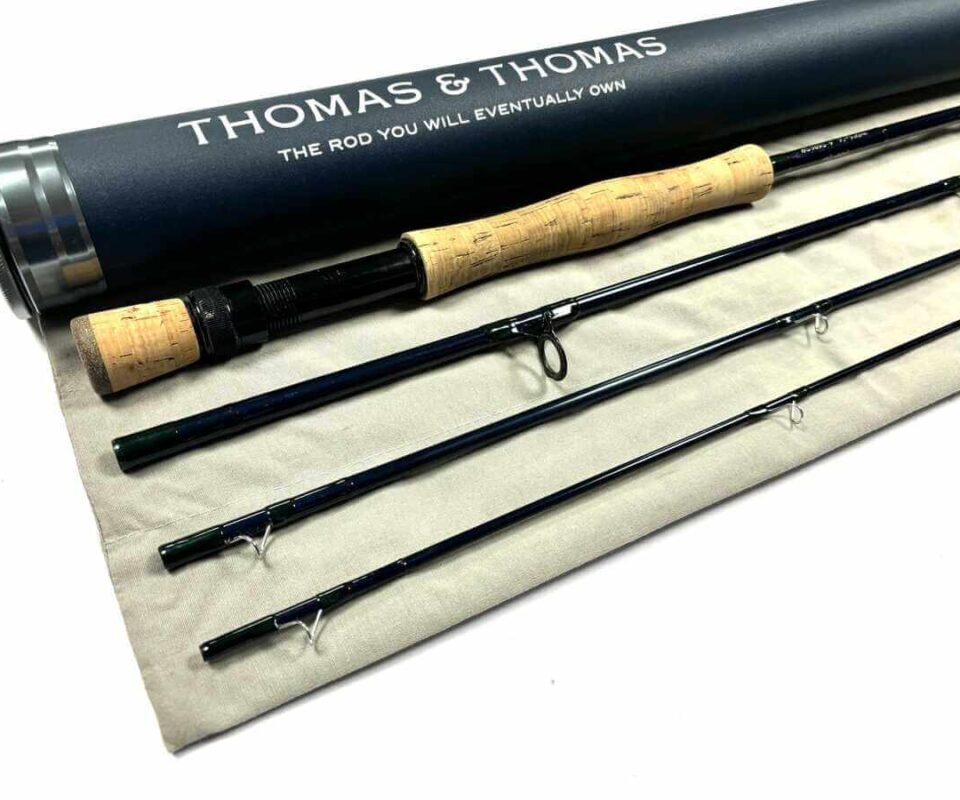   Thomas and Thomas HS HORIZON 9′ Trout Salt Water Fly Rod Line #9 With Bag & Tube