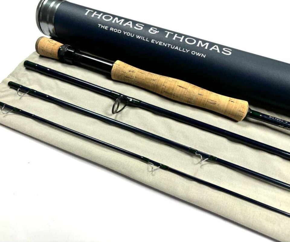   Thomas and Thomas HS HORIZON 9′ Trout Salt Water Fly Rod Line #9 With Bag & Tube