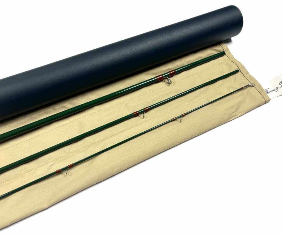   Thomas and Thomas FR 7′ 6″ Trout / Salt Water Fly Rod Line #4 With Bag & Tube Excellent