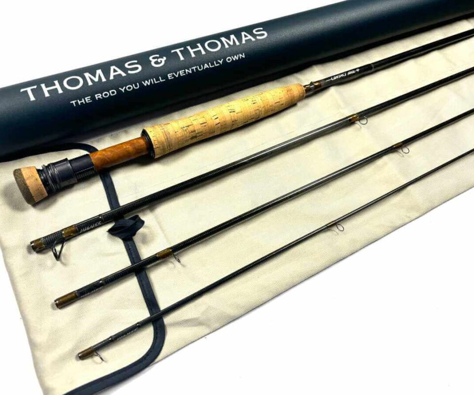   Thomas and Thomas CONTACT 10′ 2″ Trout Fly Rod Line #2 With Bag & Tube