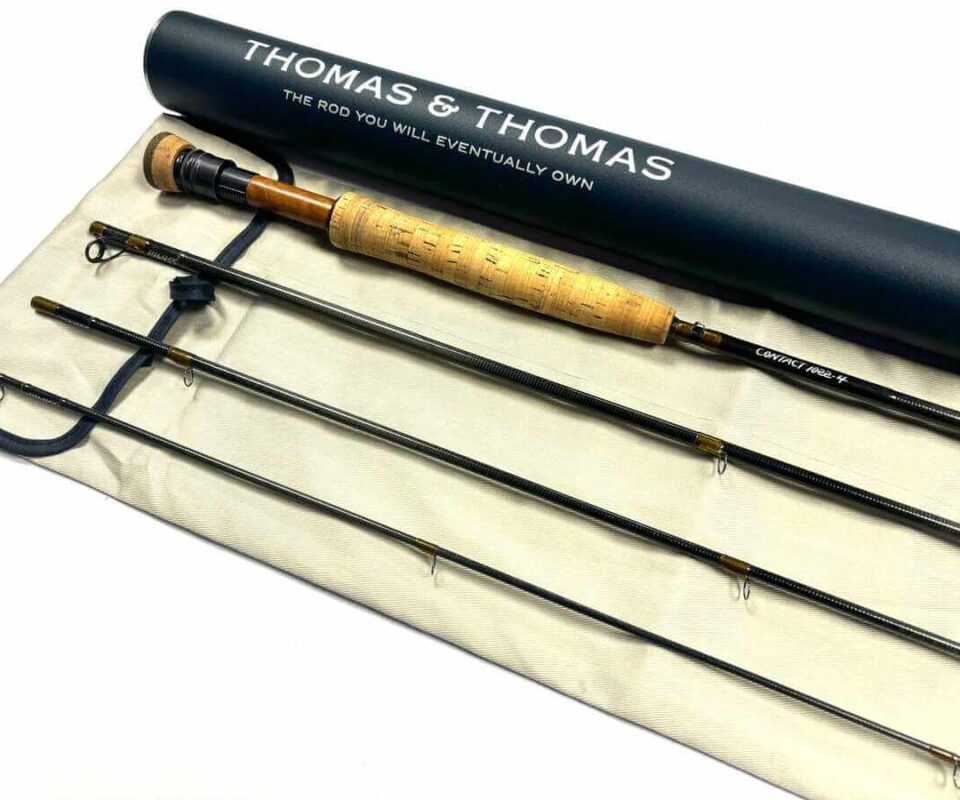   Thomas and Thomas CONTACT 10′ 2″ Trout Fly Rod Line #2 With Bag & Tube
