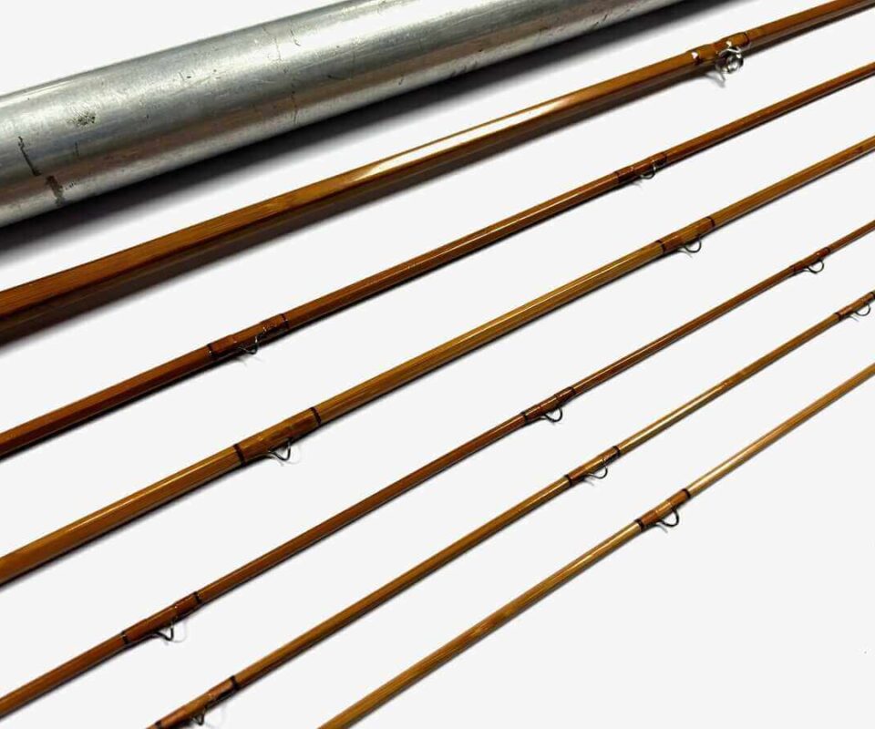   The Leonard Cane 4 Piece Plus Two Spare Tips 9' Trout Fly Rod Plus Bag And Tube