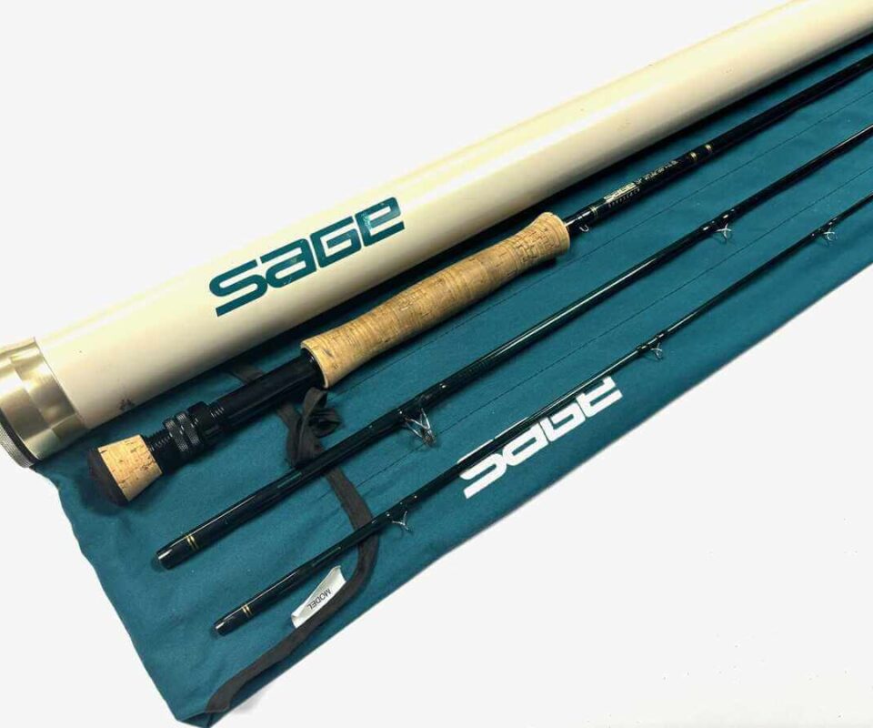   Sage SP 7100-3 Graphite 10' 3 Piece Carbon Fly Rod, #7 With Bag & Tube