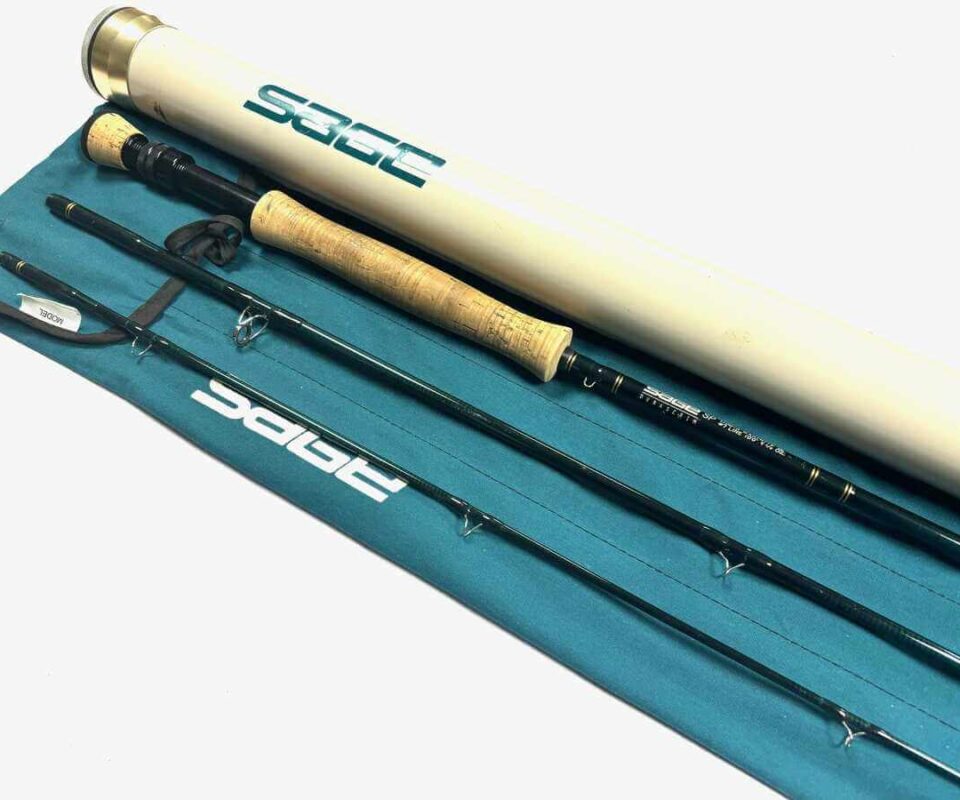   Sage SP 7100-3 Graphite 10' 3 Piece Carbon Fly Rod, #7 With Bag & Tube