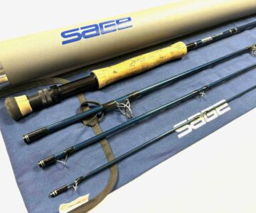   Sage Xi2 890-4 9′ 4 Piece Carbon Saltwater Fly Rod #8 - 4 1/8oz Fine With Bag & Tube
