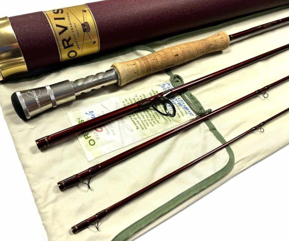   Orvis Zero Gravity 4 piece Tip Flex 9′ Line #9 Trout Fly Rod With Tube