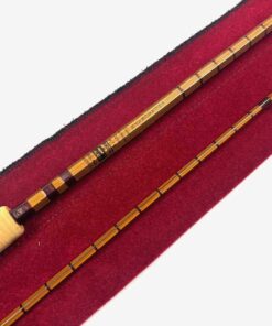   Bruce & Walker Hexagraph Trout Traditional Deluxe 9′ 6″ 2 Piece Carbon Fly Rod Line #7-8 With Bag Fine