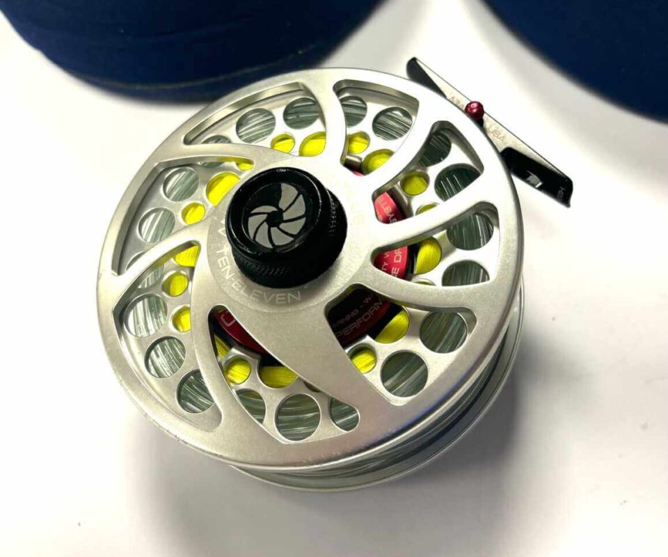   Nautilus Miami USA NV Spey Ten Eleven Salt Water Fly Reel With Lines, Spare Spool & Pouches