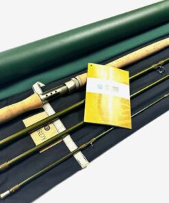  Hardy Marksman 2 T-Series 15′ #10 Salmon Fly Rod With Bag & Alloy Tube Fine