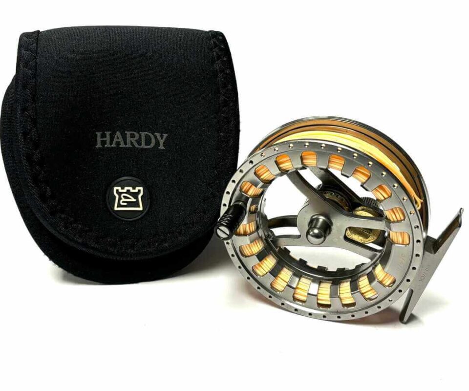 HARDY ULTRALITE 3000 FW DD フライリール Hardy Ultralite 3000 FW DD 3/4/5 Trout Fly Reel With Pouch