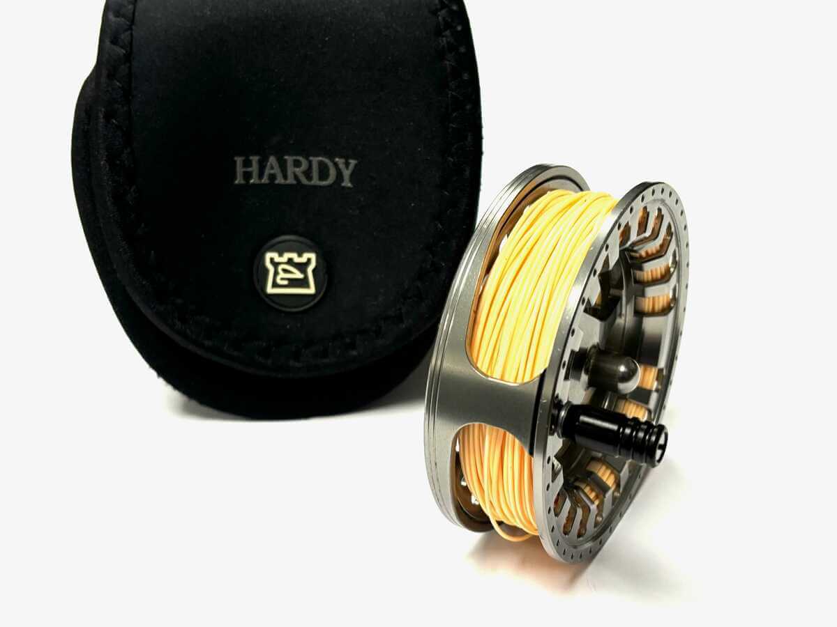 HARDY ULTRALITE 3000 FW DD フライリール Hardy Ultralite 3000 FW DD 3/4/5 Trout Fly Reel With Pouch