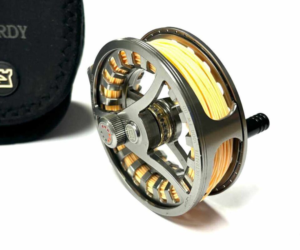 Hardy Ultralite 3000 FW DD 3/4/5 Trout Fly Reel With Pouch
