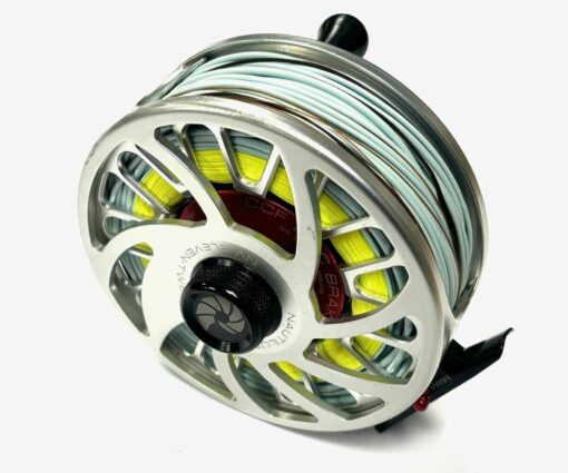   Nautilus Miami USA NV Spey Eleven Twelve LHW Salt Water Fly Reel Loaded With Line & Spare Spool