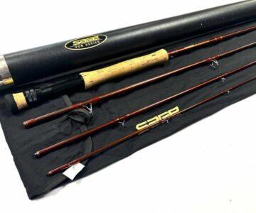   Sage TCR 7100-4 Graphite IIIe 10′ Trout Fly Rod #7 With Bag & Tube
