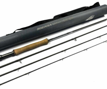   Scierra SRXv2 4 piece 9' trout fly rod #5 with bag and case