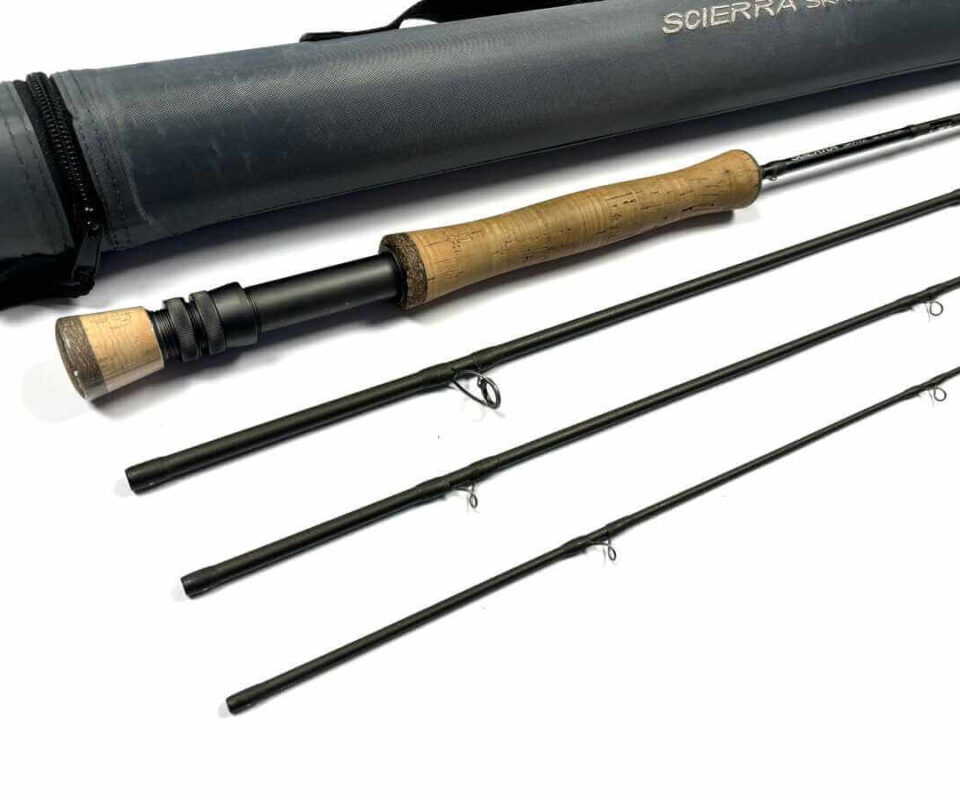   Scierra SRXv2 4 piece 9' trout fly rod #5 with bag and case