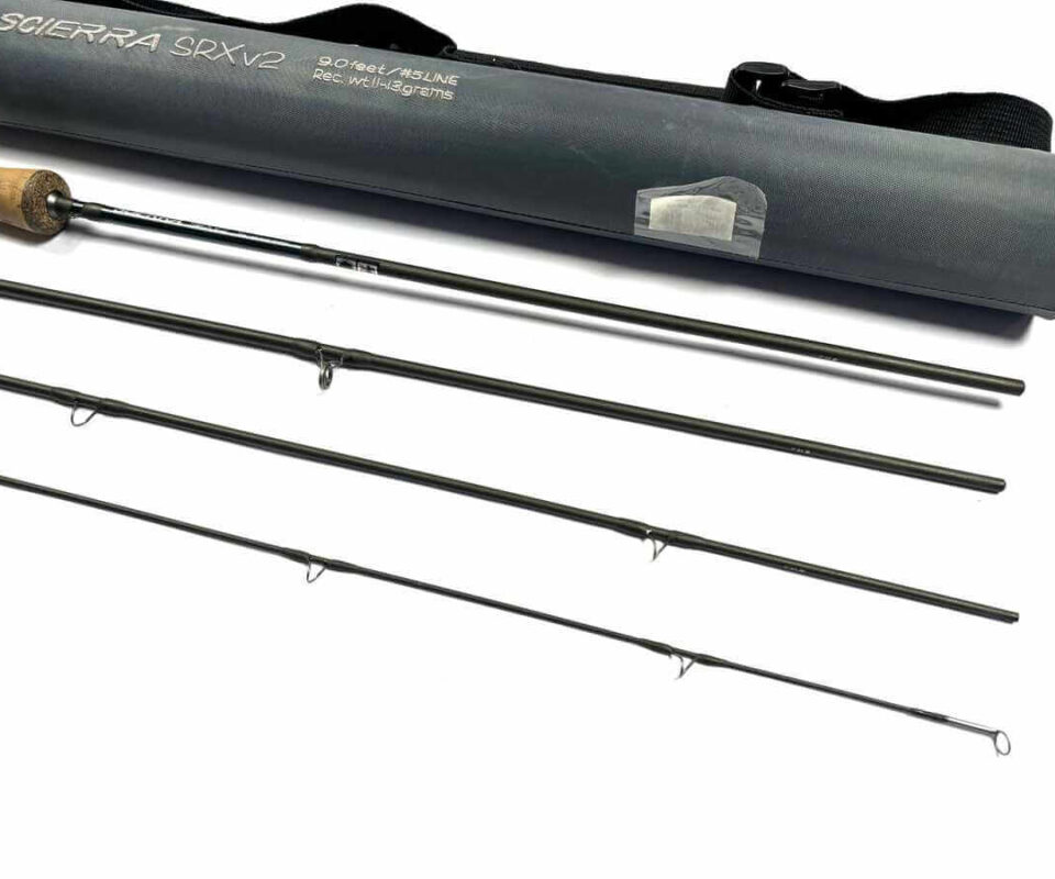   Scierra SRXv2 4 piece 9' trout fly rod #5 with bag and case