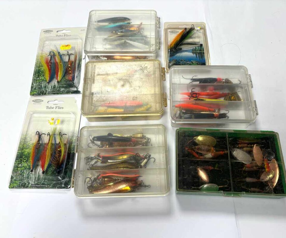   Various boxes of Lures By Meps, Aglia Etc