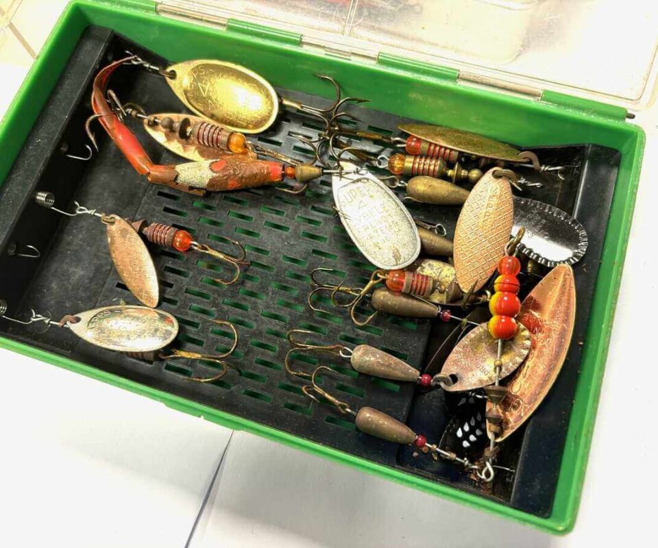   Various boxes of Lures By Meps, Aglia Etc