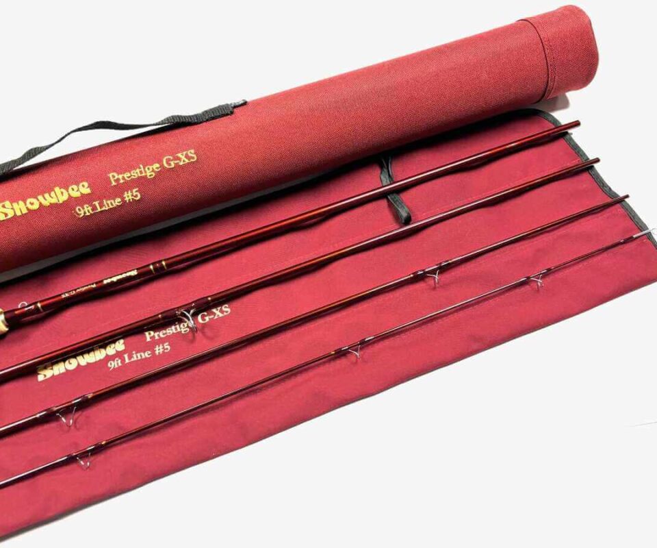   Snowbee Prestige G-XS 9' Four Piece Trout Fly Rod Line #5 With Bag And Case Fine