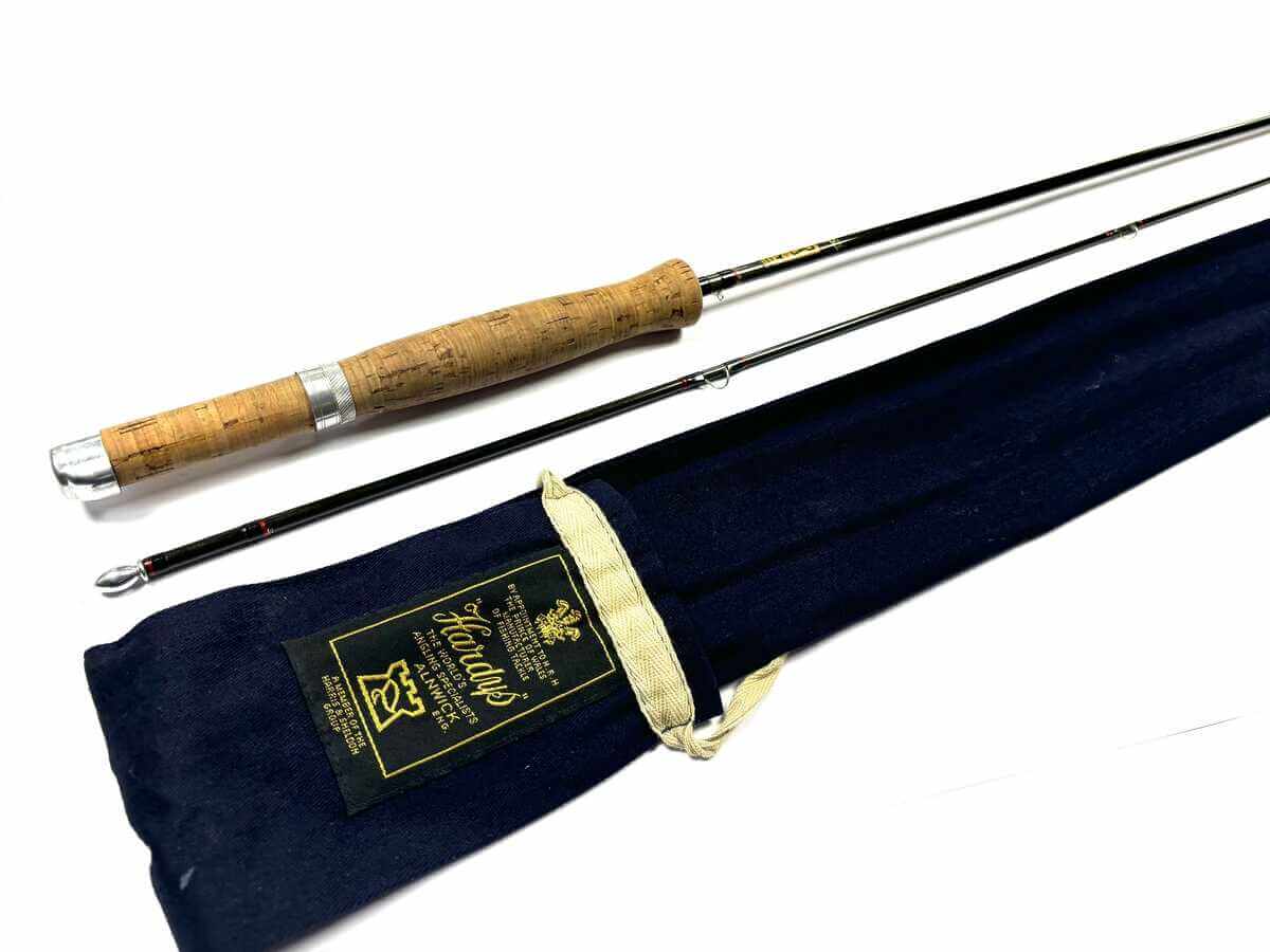 Hardy Graphite 7′ 6″ 2 Piece Carbon Trout Fly Rod #4/5 With Bag