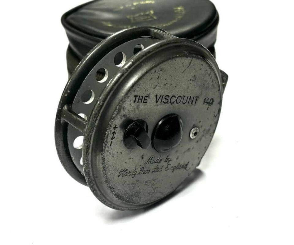   Hardy Viscount 140 lightweight alloy fly reel LHW RHW with Hardy case