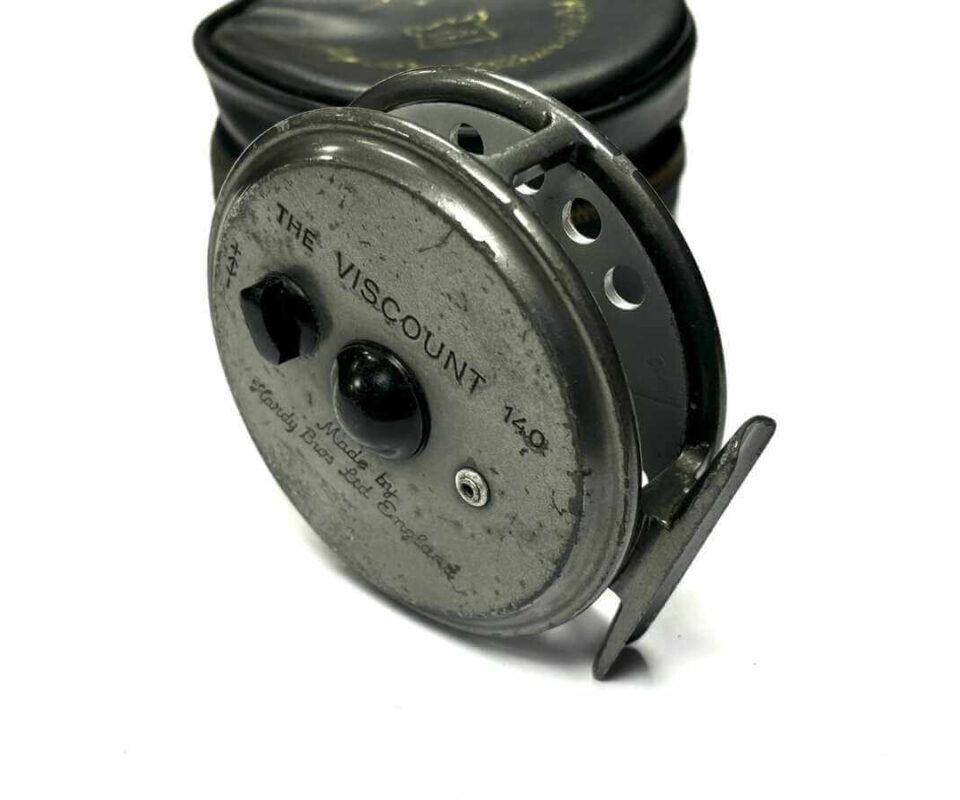   Hardy Viscount 140 lightweight alloy fly reel LHW RHW with Hardy case