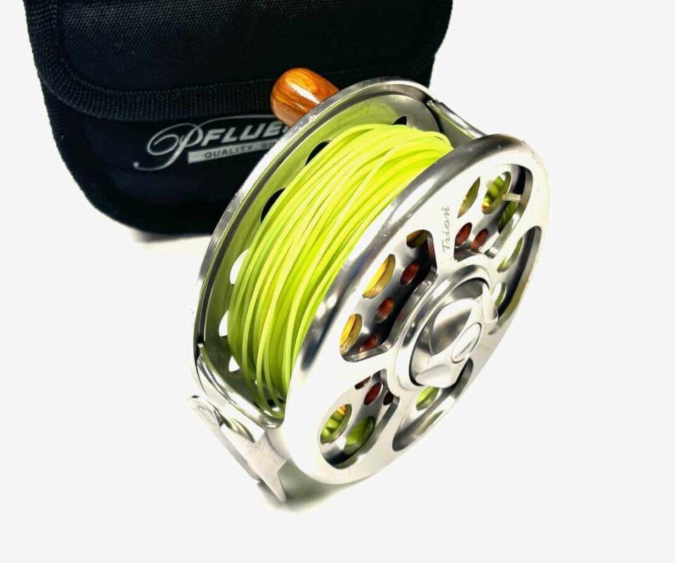   Pflueger Trion 1912 4″ Salmon Fly Fishing Reel With Pouch