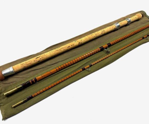   B James & Sons London England Kennet Perfection 11′ 6″ Vintage Split Cane Avon Rod