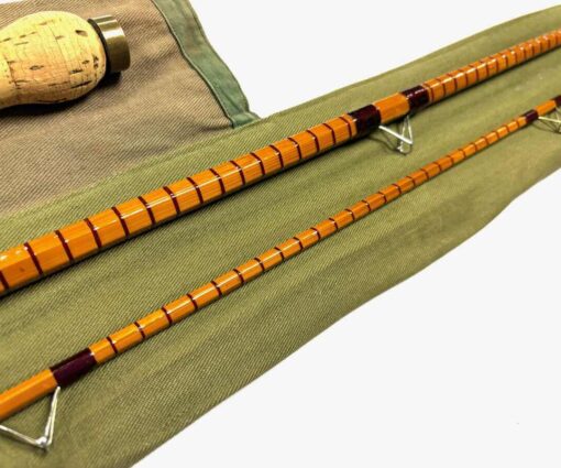   B James & Sons London England Kennet Perfection 11′ 6″ Vintage Split Cane Avon Rod