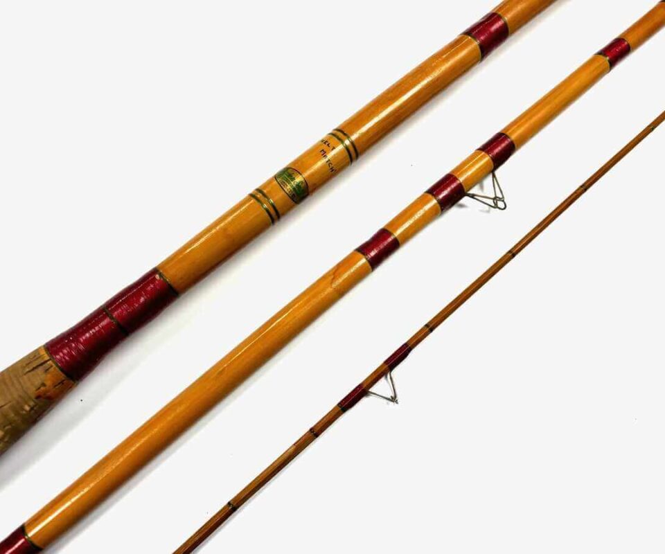   Ogden Smiths 12' CHELT MATCH 3 Piece Spanish Reed / Cane Rod With Bag