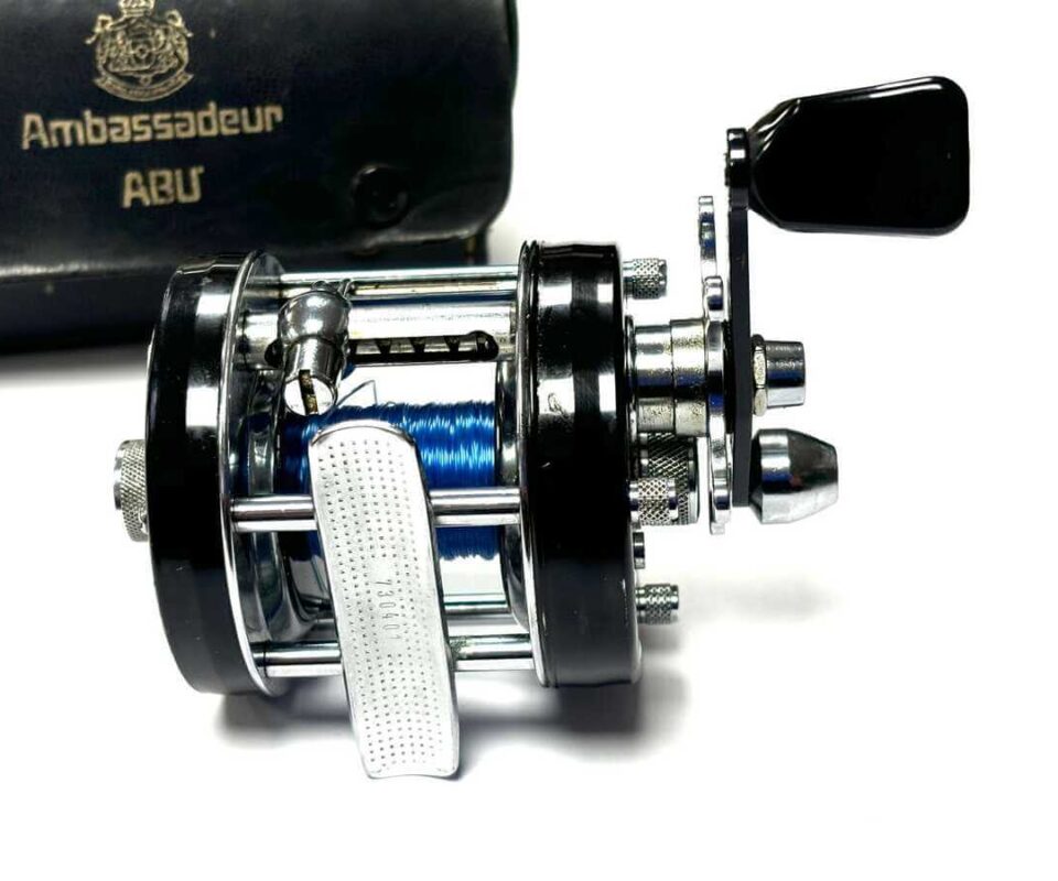 Abu Ambassadeur 5001C Multiplier Reel LHW With Leather Case & Tools