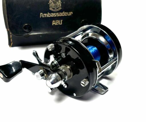Abu Ambassadeur 5001C Multiplier Reel LHW With Leather Case & Tools