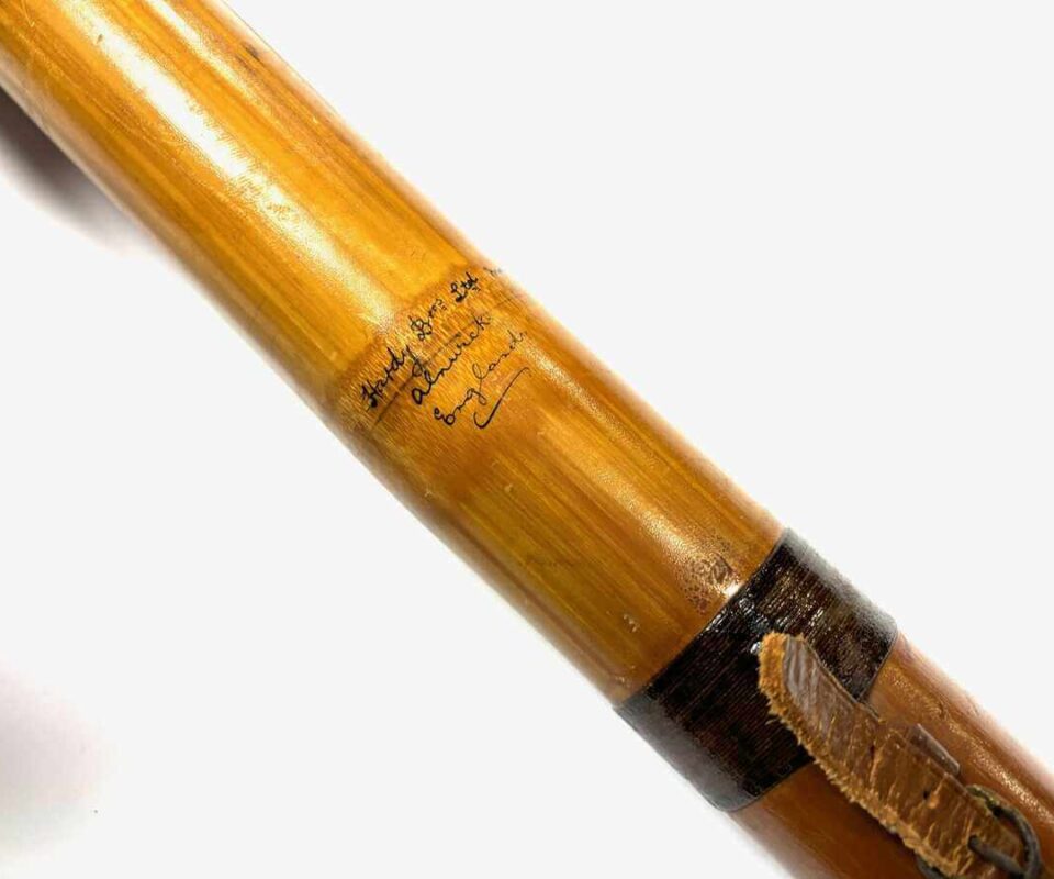   Hardy Bamboo Rod Tube Rare 100cm c1900