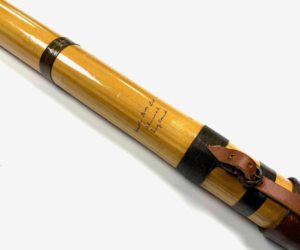   Hardy Bamboo Rod Tube Rare 110cm c1900