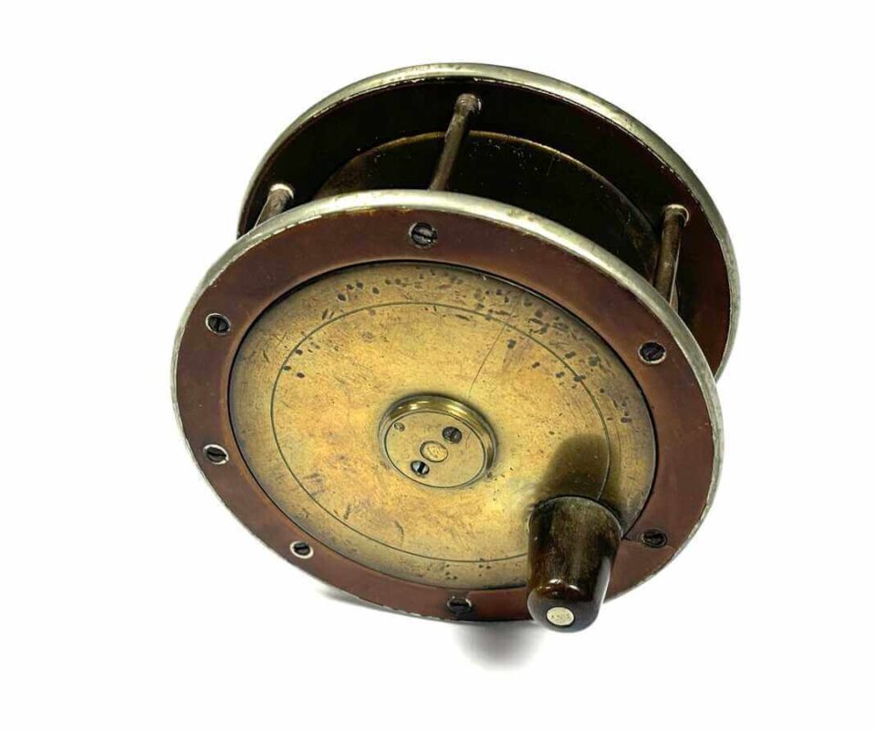   Scottish Perth Pattern 5″ Salmon Wood & Brass Fly Reel