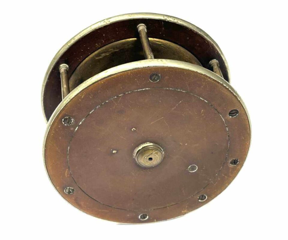   Scottish Perth Pattern 5″ Salmon Wood & Brass Fly Reel