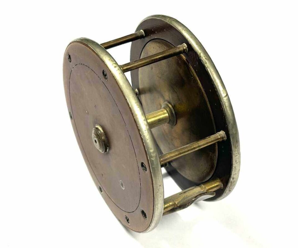   Scottish Perth Pattern 5″ Salmon Wood & Brass Fly Reel