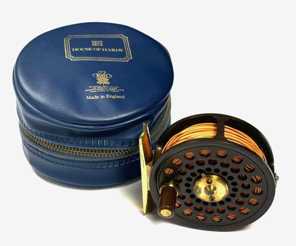   Hardy The Featherweight 2 1/2″ Trout Fly Reel Brown Finish Rare