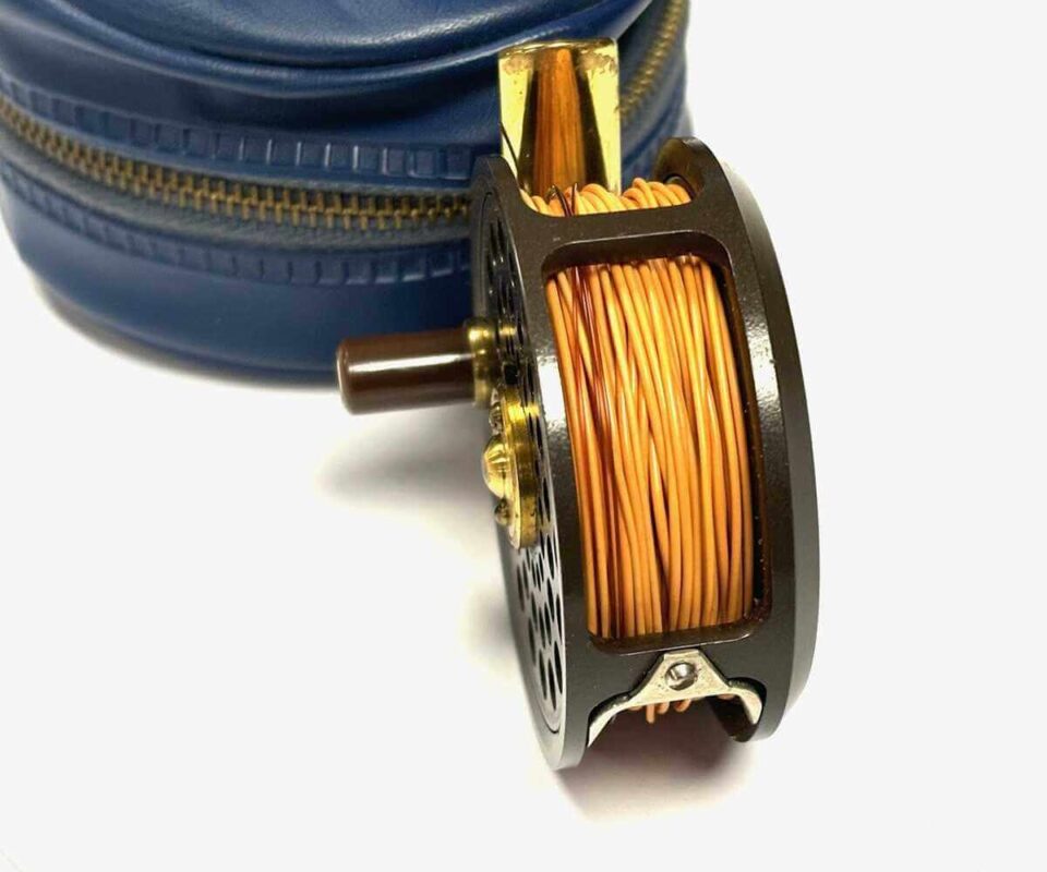  Hardy The Featherweight 2 1/2″ Trout Fly Reel Brown Finish Rare