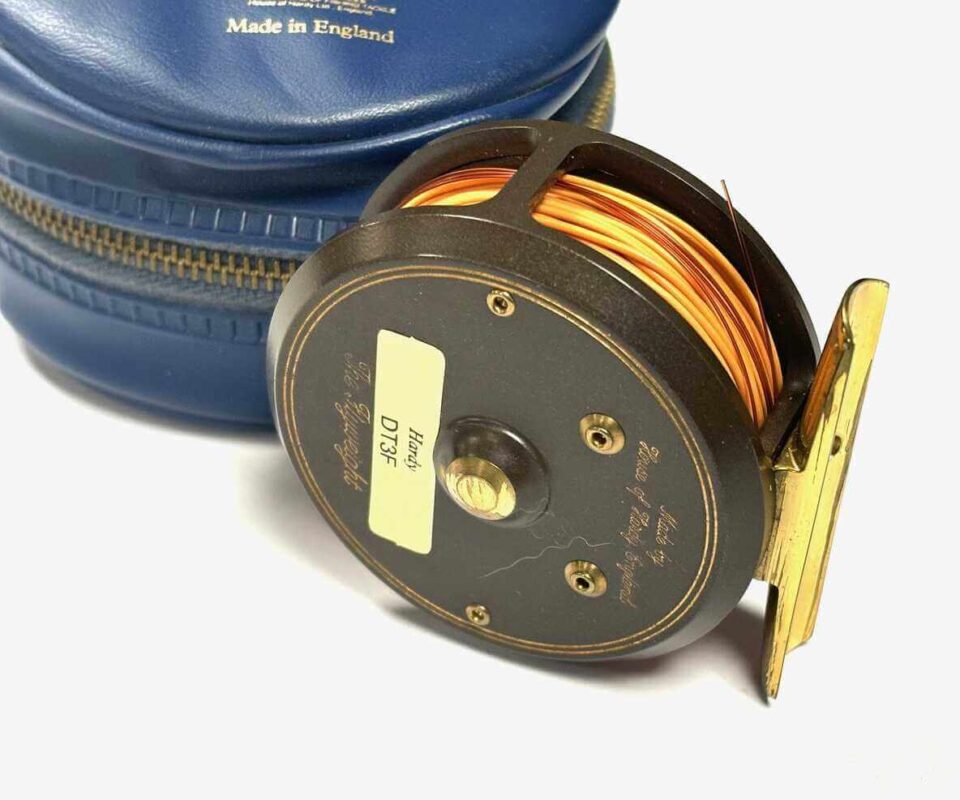   Hardy The Featherweight 2 1/2″ Trout Fly Reel Brown Finish Rare