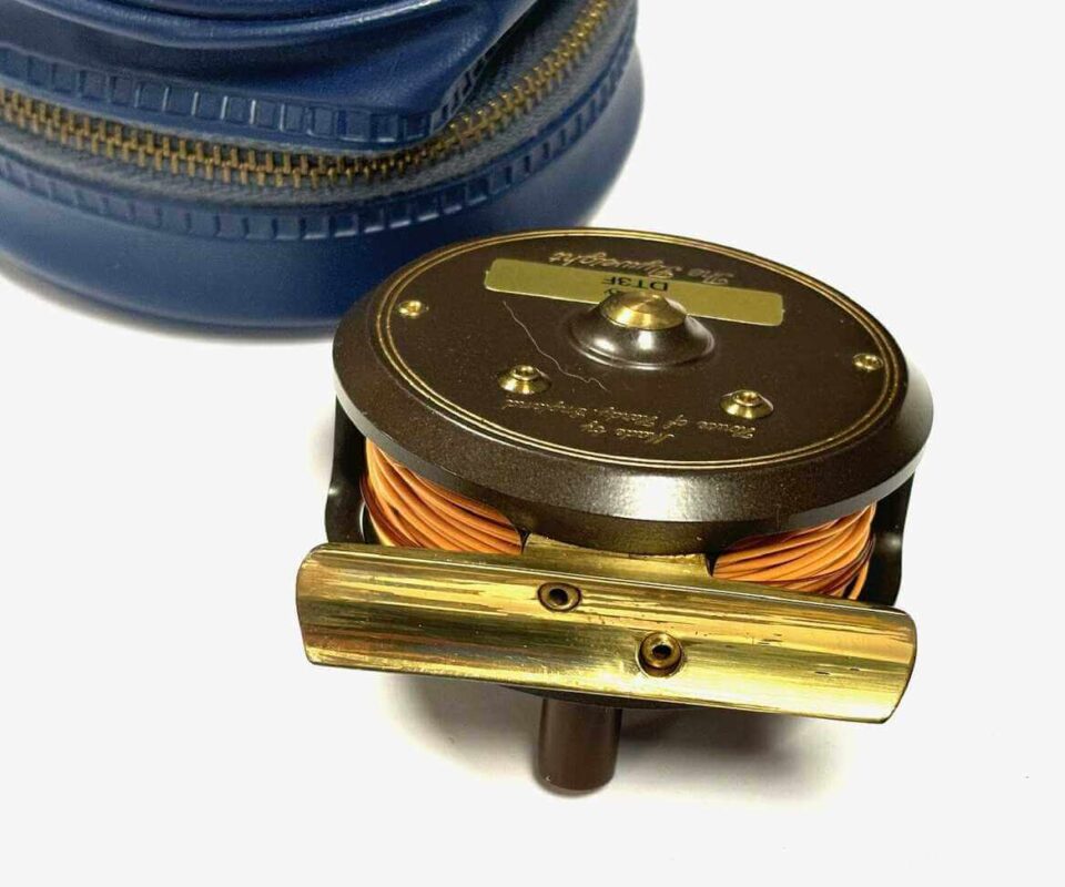   Hardy The Featherweight 2 1/2″ Trout Fly Reel Brown Finish Rare