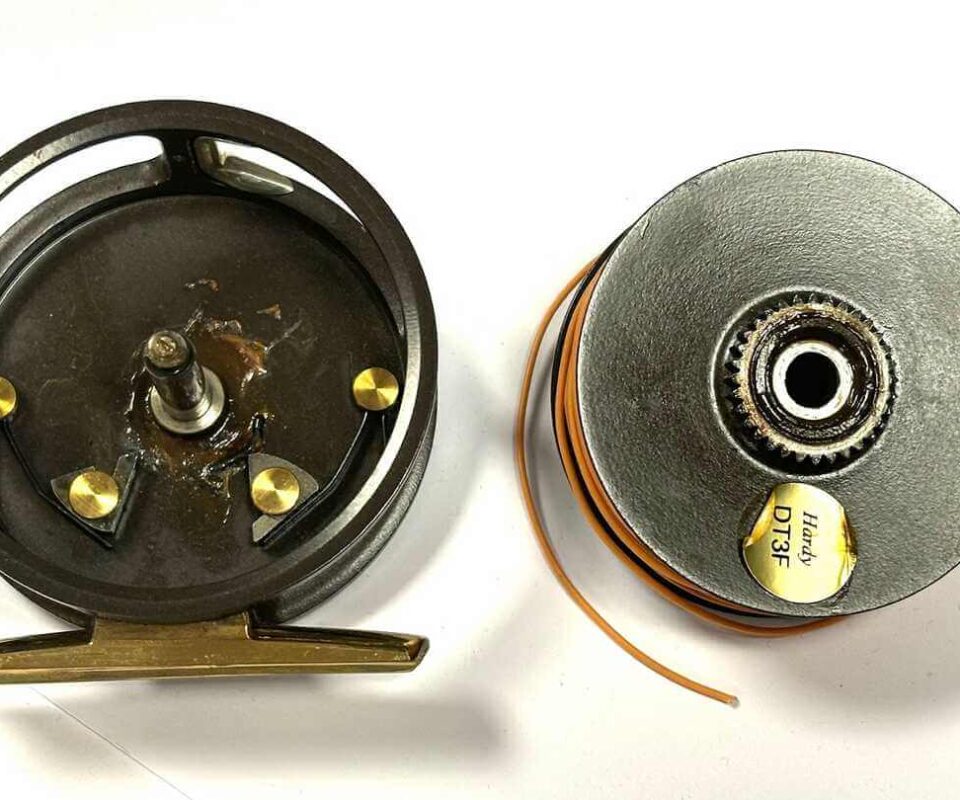   Hardy The Featherweight 2 1/2″ Trout Fly Reel Brown Finish Rare