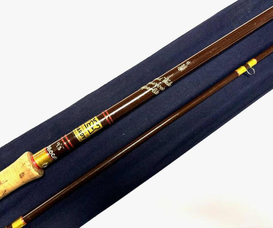   Hardy Richard Walker Reservoir Superlite 9′ 3″ Line #7/8 Rod With Bag